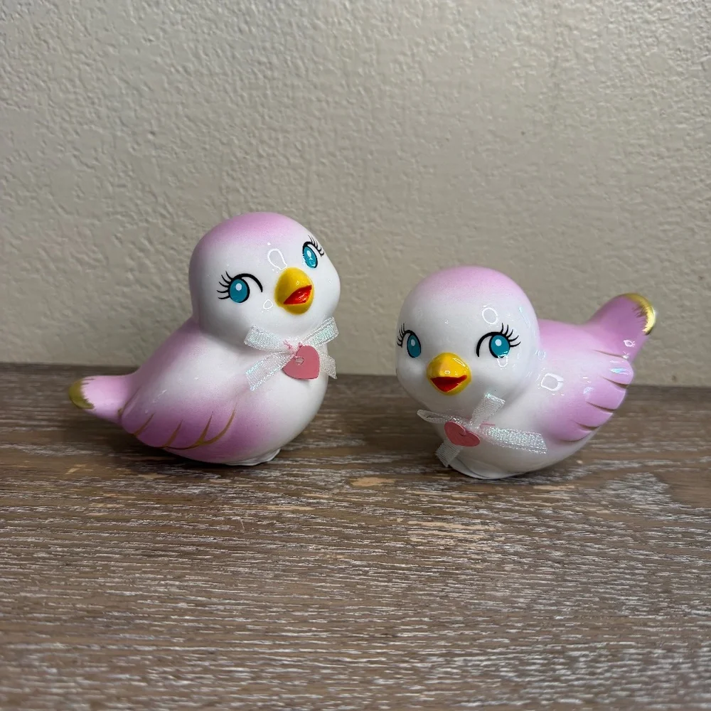 Target Spritz Valentine’s Day Purple Ceramic Love Bird Set Decor 2025💕